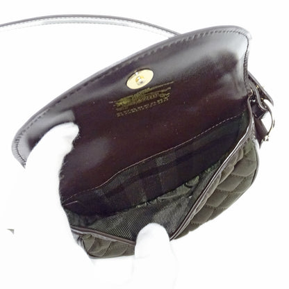 BURBERRY バーバリー ショルダーバッグ カーキ ブラウン ナイロン レディース 【中古】