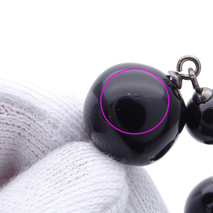 CHANEL シャネル ネックレス ココマーク メタル ブラック シルバー A12A レディース A36121 【中古】