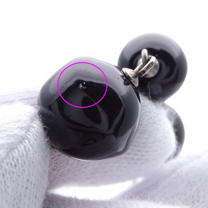 CHANEL シャネル ネックレス ココマーク メタル ブラック シルバー A12A レディース A36121 【中古】