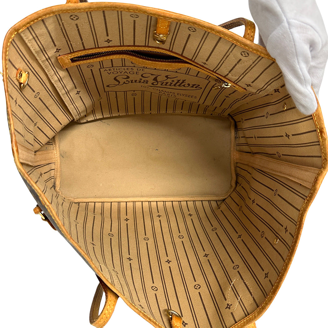 LOUIS VUITTON ルイ・ヴィトン ネヴァーフル MM トートバッグ モノグラム ブラウン M40156 レディース 【中古】