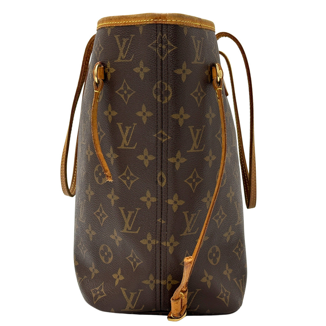 LOUIS VUITTON ルイ・ヴィトン ネヴァーフル MM トートバッグ モノグラム ブラウン M40156 レディース 【中古】