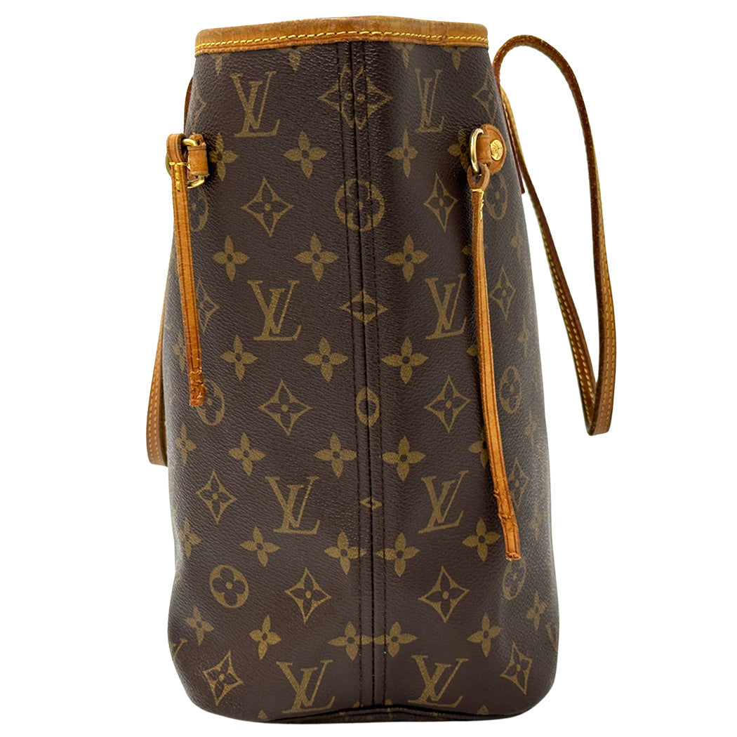 LOUIS VUITTON ルイ・ヴィトン ネヴァーフル MM トートバッグ モノグラム ブラウン M40156 レディース 【中古】