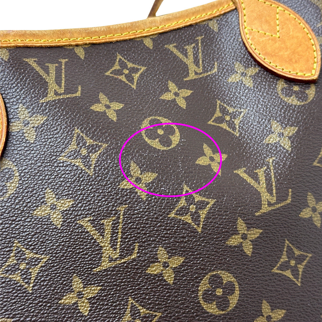 LOUIS VUITTON ルイ・ヴィトン ネヴァーフル MM トートバッグ モノグラム ブラウン M40156 レディース 【中古】