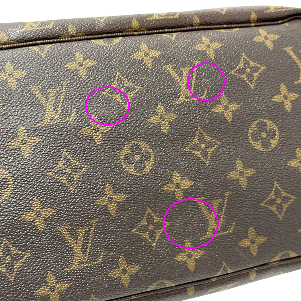 LOUIS VUITTON ルイ・ヴィトン ネヴァーフル MM トートバッグ モノグラム ブラウン M40156 レディース 【中古】