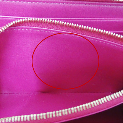 CELINE セリーヌ 長財布 ピンク レザー レディース 【中古】