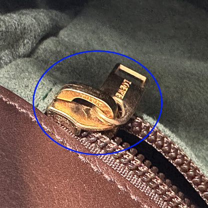 LOEWE ロエベ ショルダーバッグ ダークブラウン ブラウン レザー レディース 【中古】