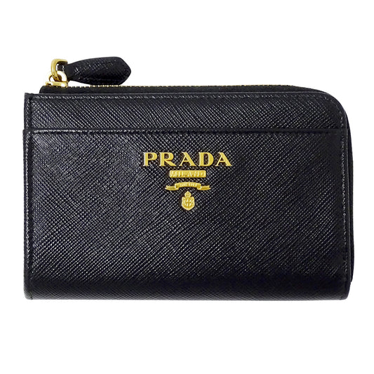 PRADA プラダ コインケース ブラック 1PP122 レディース メンズ 【中古】