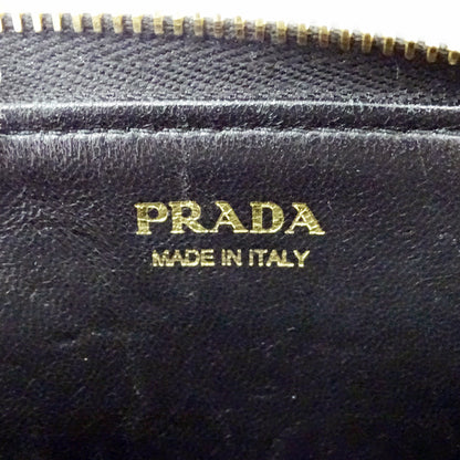 PRADA プラダ コインケース ブラック 1PP122 レディース メンズ 【中古】