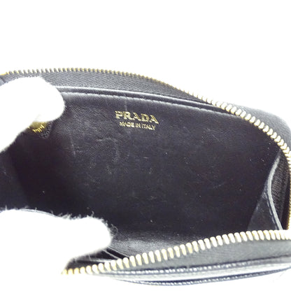 PRADA プラダ コインケース ブラック 1PP122 レディース メンズ 【中古】