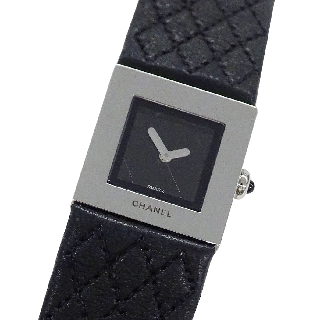 CHANEL シャネル マトラッセ H0009 レディース 腕時計 クオーツ QZ ステンレス レザー 磨き済み【中古】