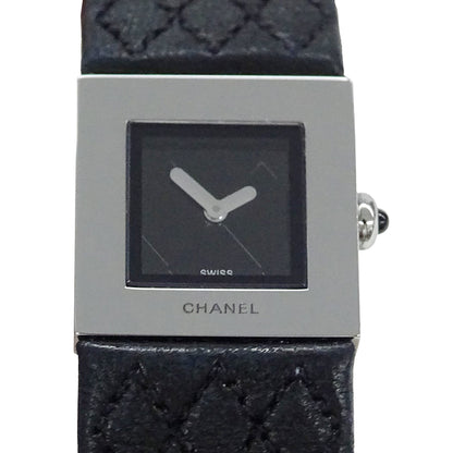CHANEL シャネル マトラッセ H0009 レディース 腕時計 クオーツ QZ ステンレス レザー 磨き済み【中古】