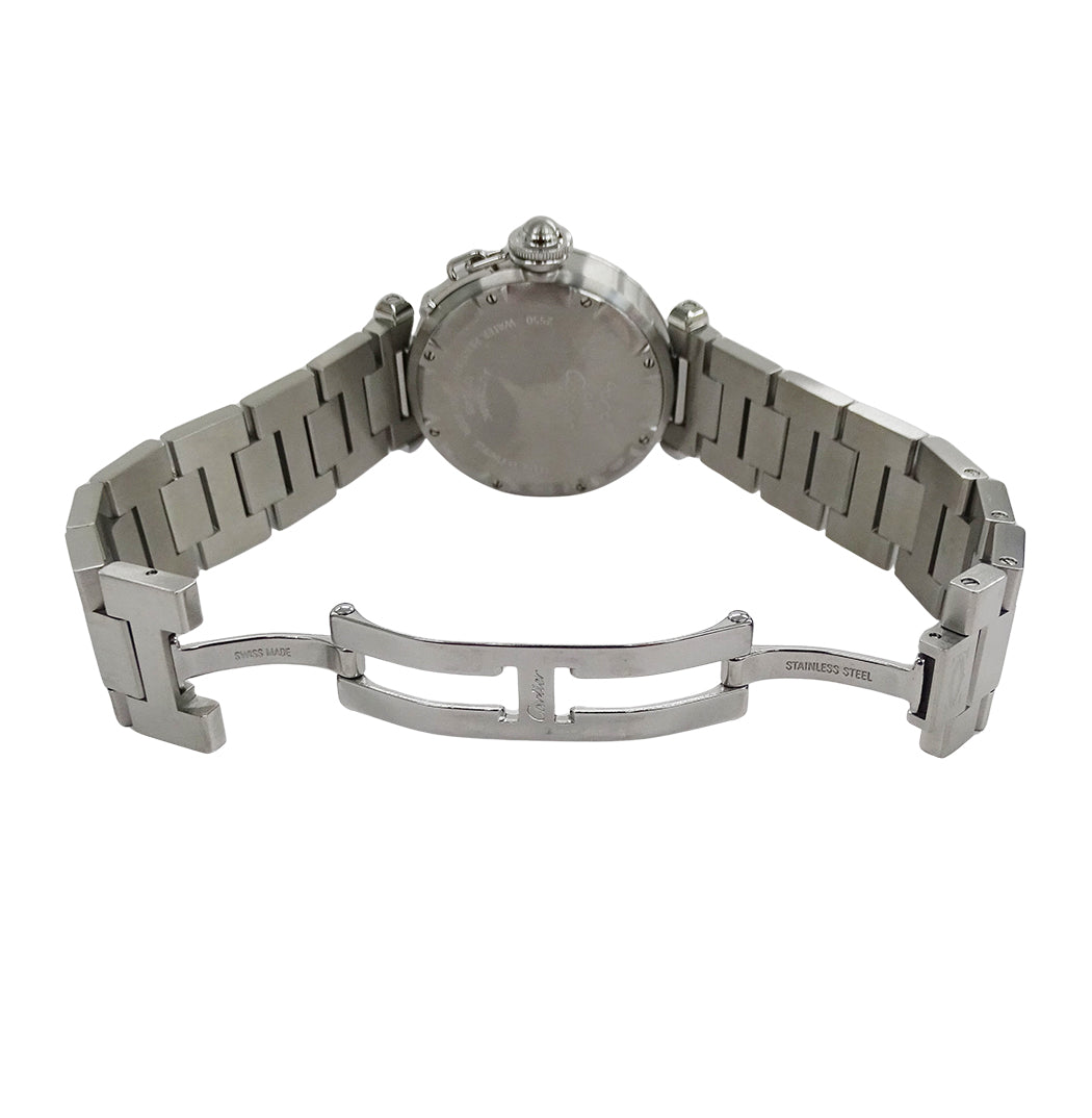 Cartier カルティエ パシャC メリディアン GMT W31049M7 ボーイズ 腕時計 自動巻き SS 磨き済み【中古】
