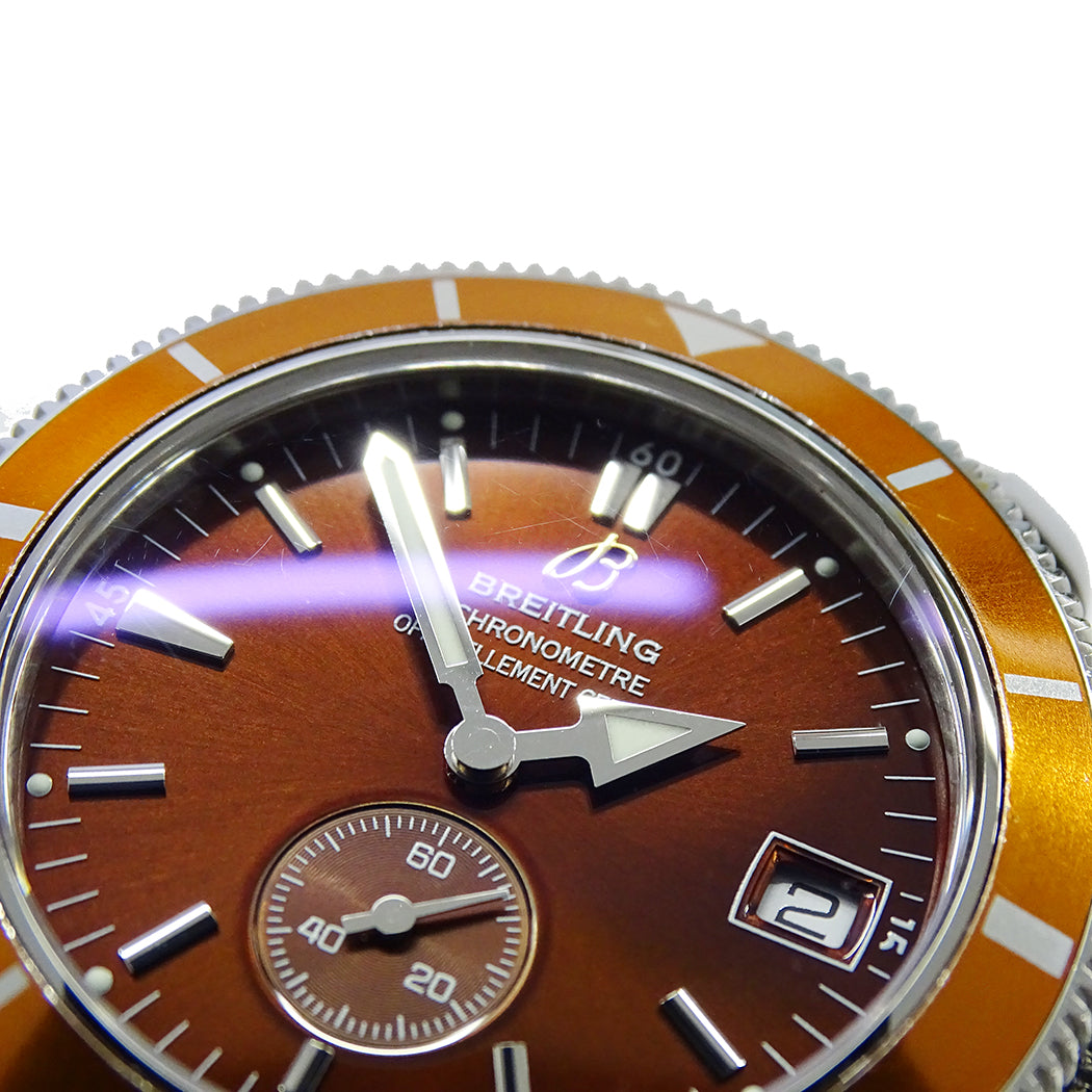 BREITLING ブライトリング スーパーオーシャン ヘリテージ 38 A37320 メンズ 腕時計 自動巻き SS 磨き済み【中古】