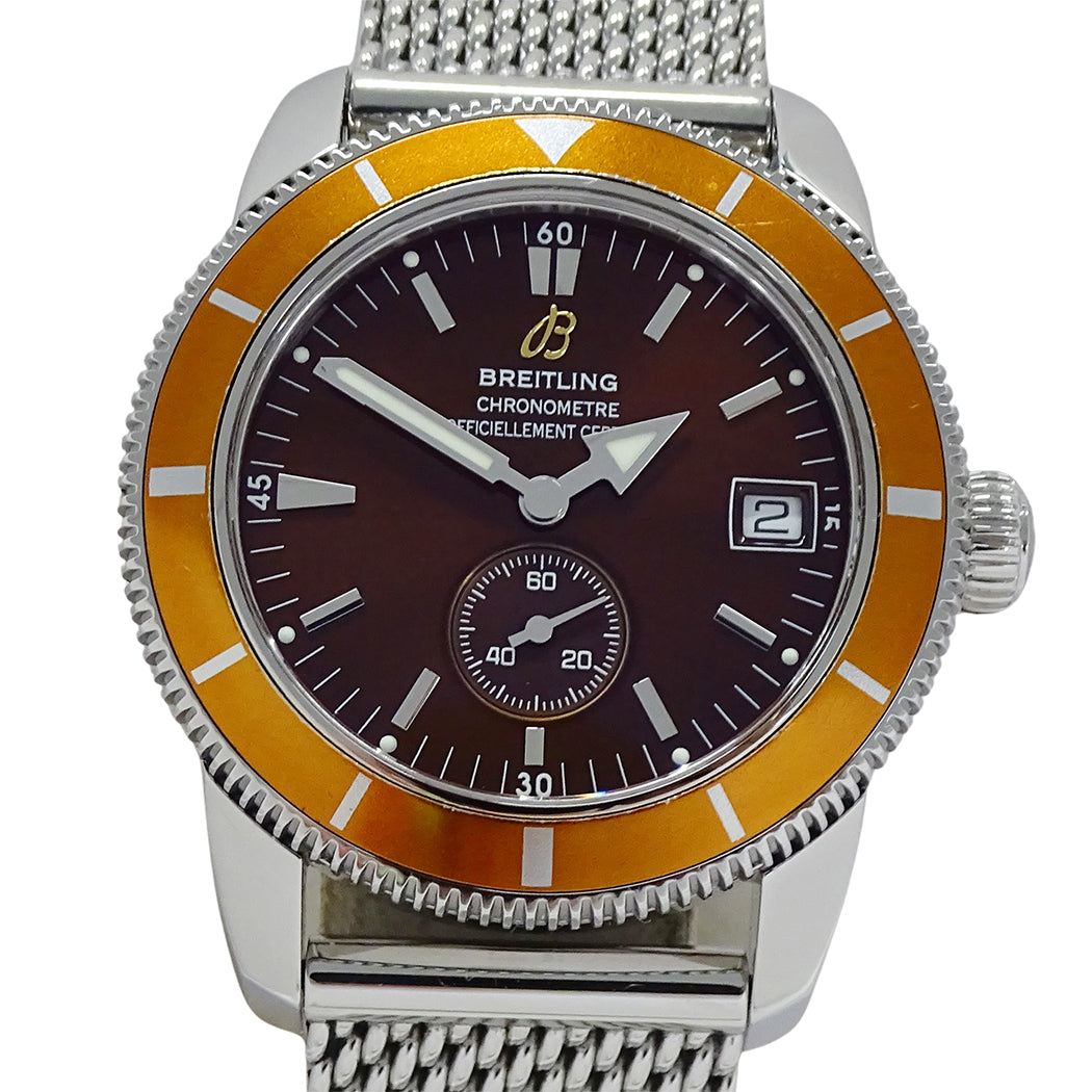 BREITLING ブライトリング スーパーオーシャン ヘリテージ 38 A37320 メンズ 腕時計 自動巻き SS 磨き済み【中古】