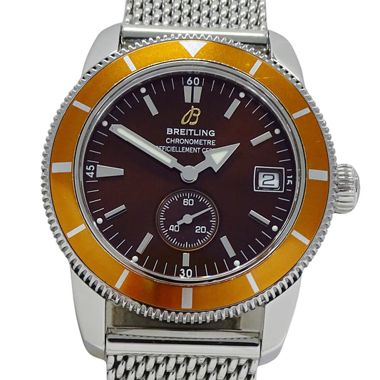 BREITLING ブライトリング スーパーオーシャン ヘリテージ 38 A37320 メンズ 腕時計 自動巻き SS 磨き済み【中古】