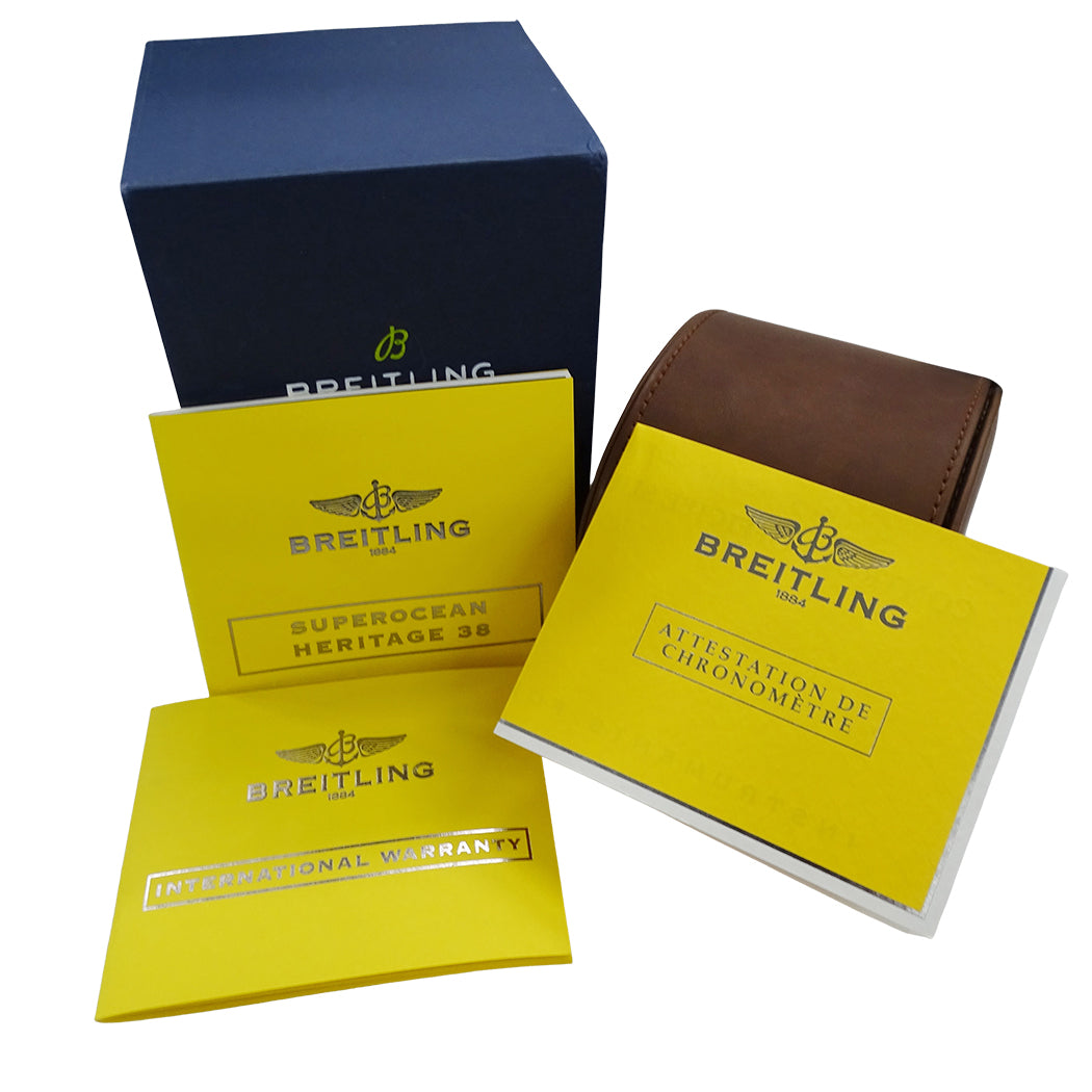BREITLING ブライトリング スーパーオーシャン ヘリテージ 38 A37320 メンズ 腕時計 自動巻き SS 磨き済み【中古】