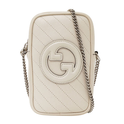 GUCCI グッチ ショルダーバッグ ブロンディ アイボリー 760315 レザー レディース 【中古】