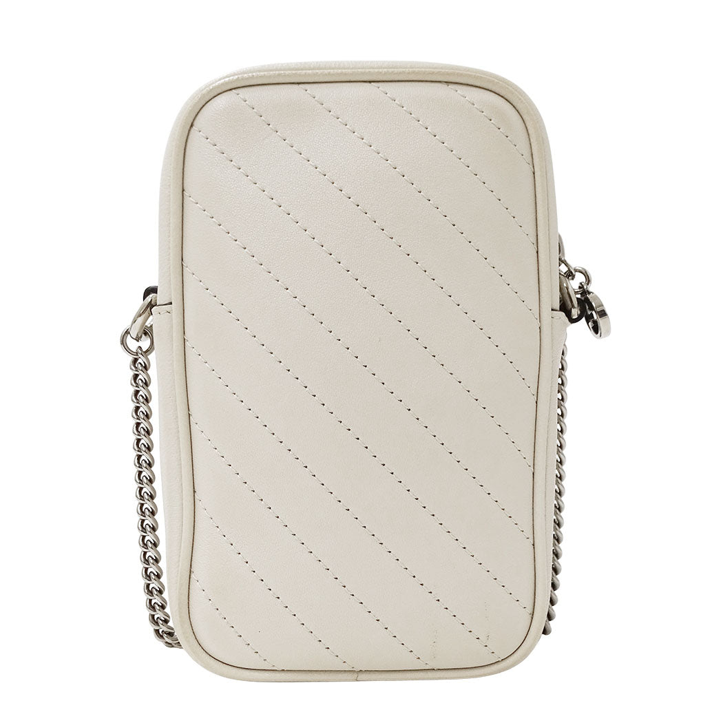GUCCI グッチ ショルダーバッグ ブロンディ アイボリー 760315 レザー レディース 【中古】
