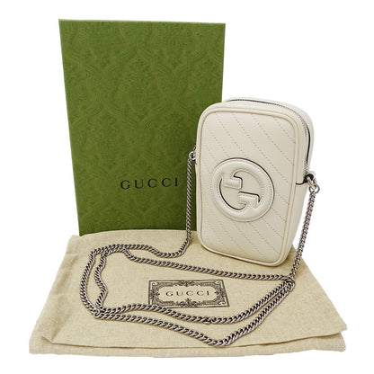 GUCCI グッチ ショルダーバッグ ブロンディ アイボリー 760315 レザー レディース 【中古】