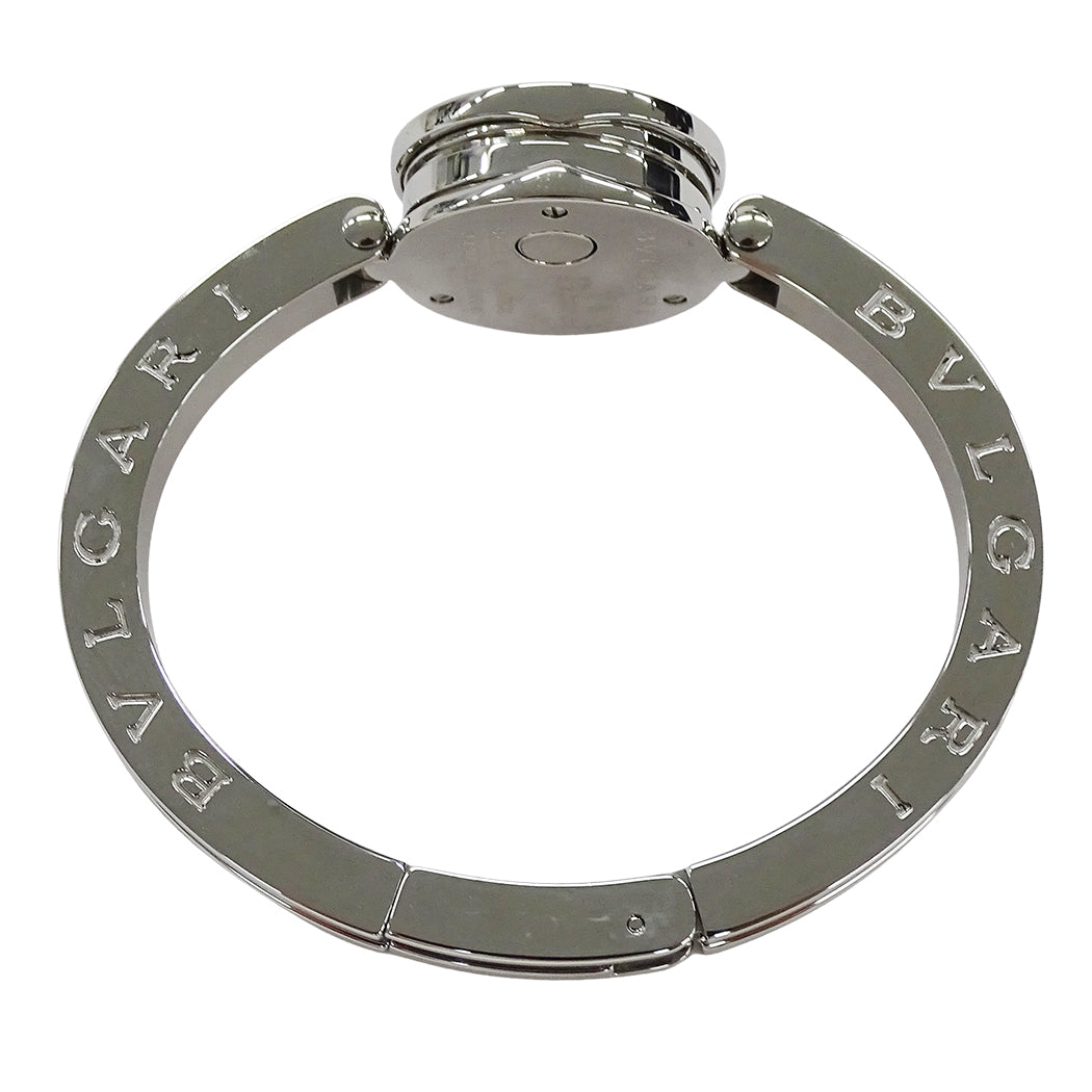 BVLGARI ブルガリ B-zero1 ビーゼロワン BZ22S レディース 腕時計 ブルーシェル 12Pダイヤ クオーツ QZ ステンレス 磨き済み【中古】