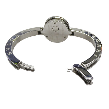 BVLGARI ブルガリ B-zero1 ビーゼロワン BZ22S レディース 腕時計 ブルーシェル 12Pダイヤ クオーツ QZ ステンレス 磨き済み【中古】