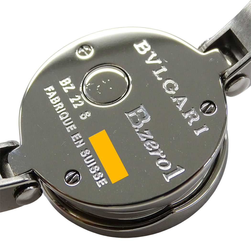 BVLGARI ブルガリ B-zero1 ビーゼロワン BZ22S レディース 腕時計 ブルーシェル 12Pダイヤ クオーツ QZ ステンレス 磨き済み【中古】