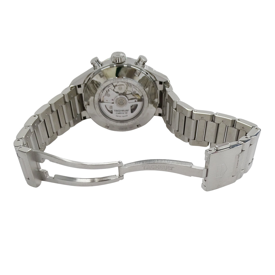TAG Heuer タグホイヤー カレラ CV2A1AB メンズ 腕時計 自動巻き AT ステンレス レザー 磨き済み【中古】
