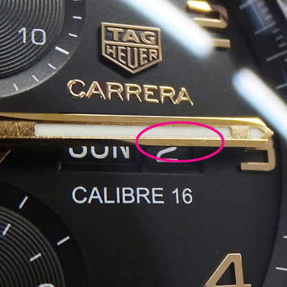 TAG Heuer タグホイヤー カレラ CV2A1AB メンズ 腕時計 自動巻き AT ステンレス レザー 磨き済み【中古】