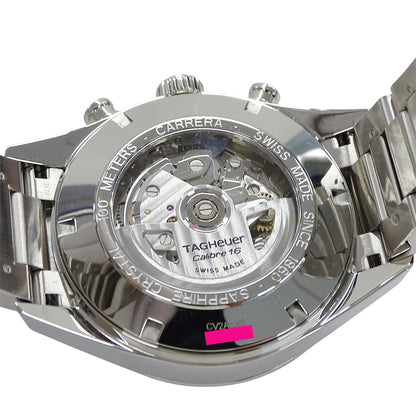 TAG Heuer タグホイヤー カレラ CV2A1AB メンズ 腕時計 自動巻き AT ステンレス レザー 磨き済み【中古】