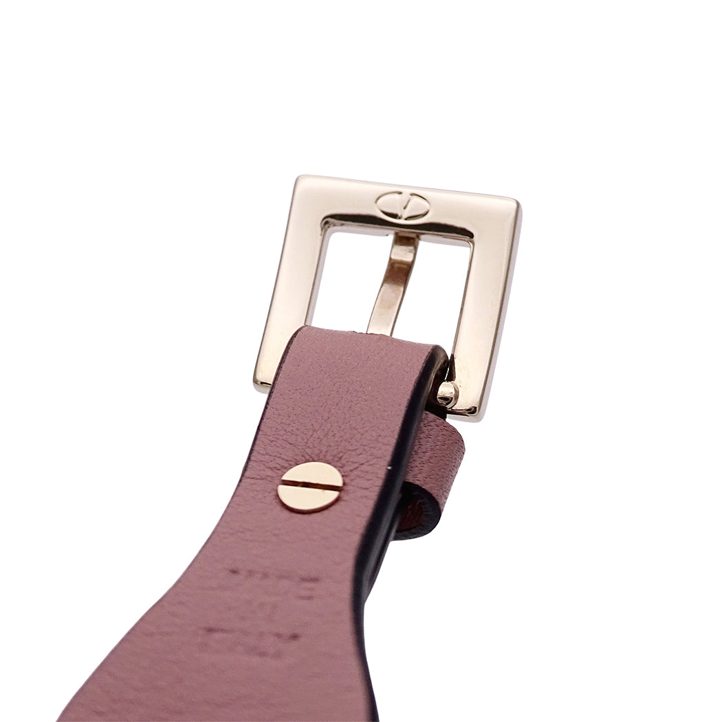 Valentino Garavani ヴァレンティノ・ガラヴァーニ ブレスレット レザー ゴールド ピンクベージュ スタッズ レディース 【中古】