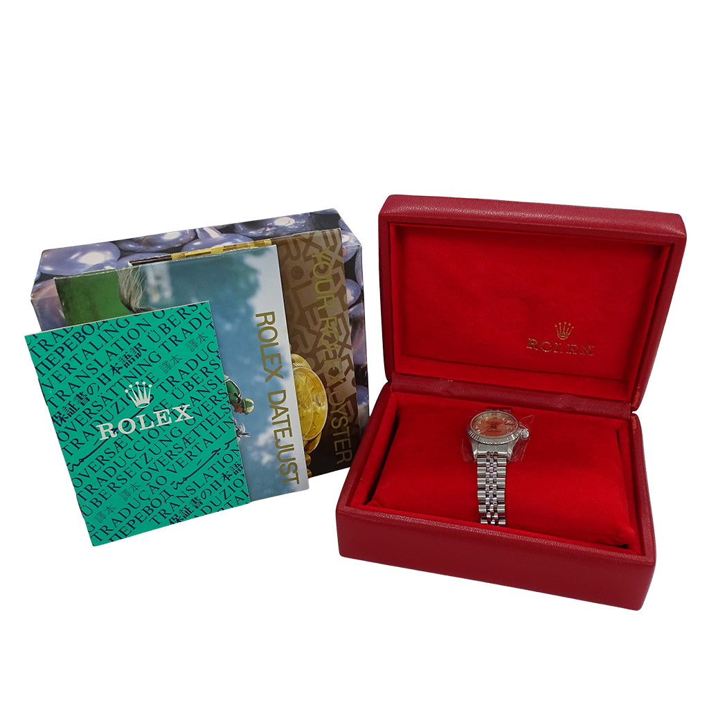 ROLEX ロレックス デイトジャスト 69174G W番 レディース 腕時計 自動巻き AT SS WG ダイヤモンド 磨き済み【中古】