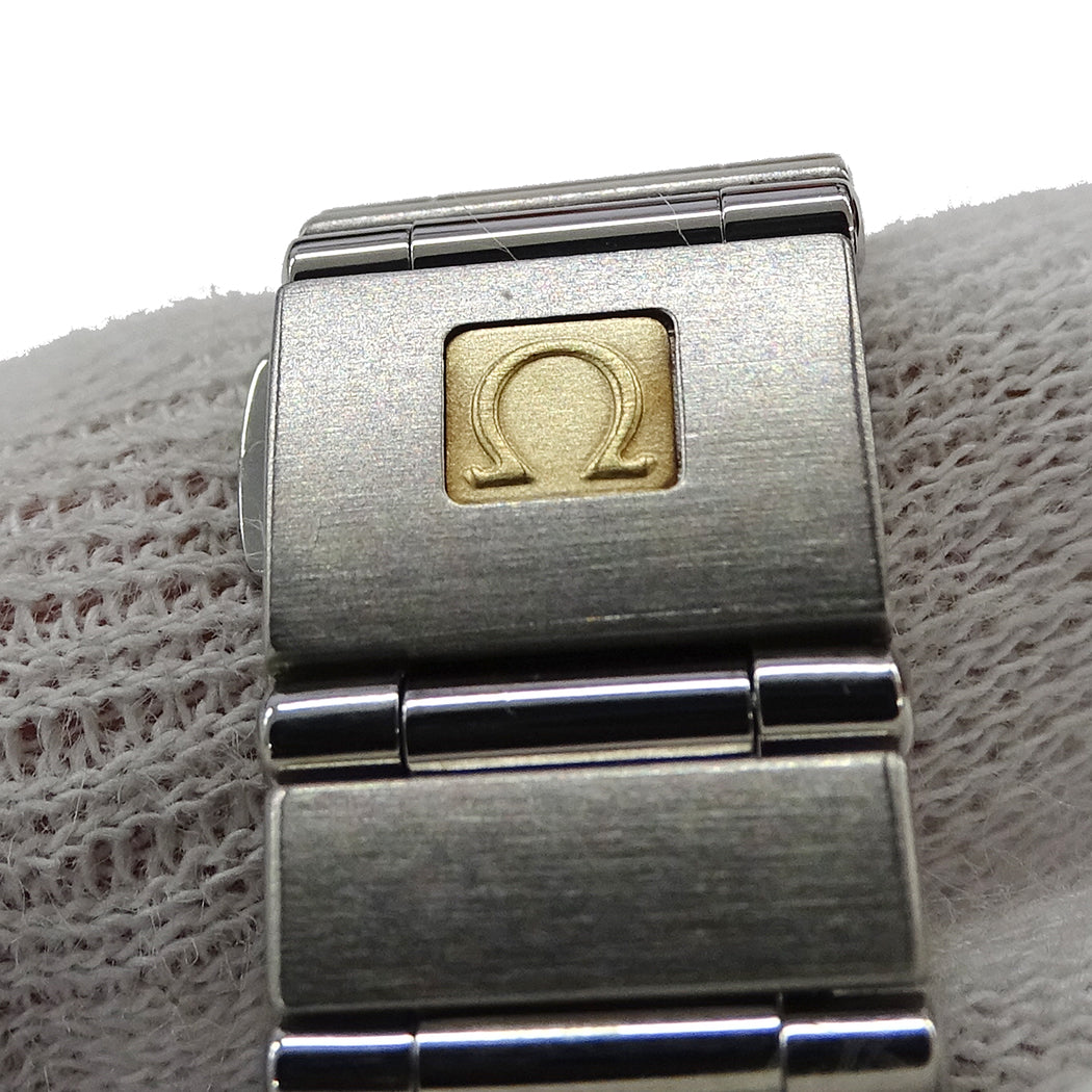 OMEGA オメガ コンステレーション ミニ 1466.71 レディース 腕時計 シェル ダイヤモンド クオーツ SS 磨き済み【中古】