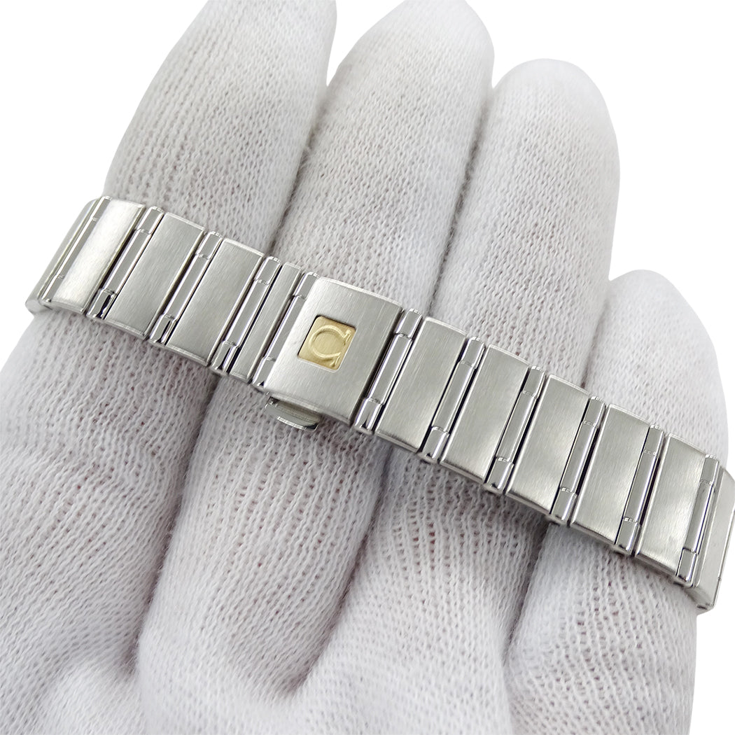 OMEGA オメガ コンステレーション ミニ 1466.71 レディース 腕時計 シェル ダイヤモンド クオーツ SS 磨き済み【中古】