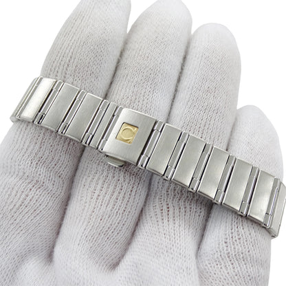 OMEGA オメガ コンステレーション ミニ 1466.71 レディース 腕時計 シェル ダイヤモンド クオーツ SS 磨き済み【中古】