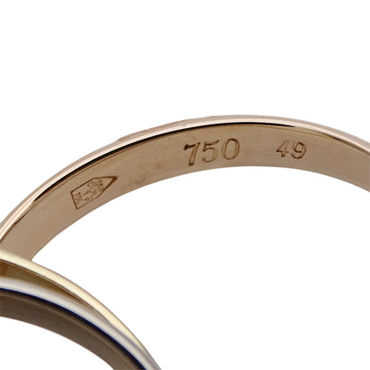 Cartier カルティエ トリニティ スモール リング 指輪 750PG 750YG 750WG #49 約10号 レディース 磨き済み【中古】
