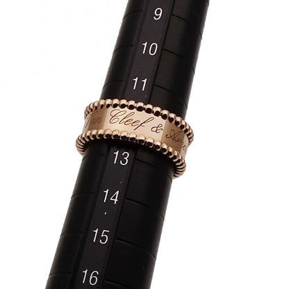 Van Cleef & Arpels ヴァンクリーフ＆アーペル ペルレ シニアチュール リング 指輪 750PG #52 約12号 レディース 磨き済み【中古】
