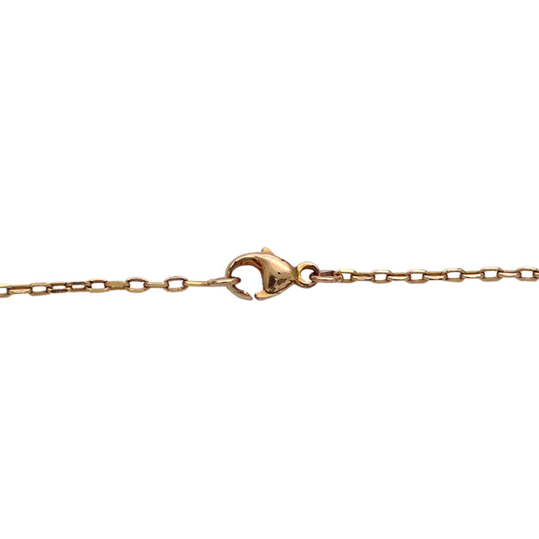 HERMES エルメス ポップアッシュ ネックレス メタル ホワイト ゴールド レディース 【中古】