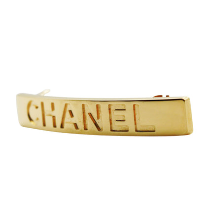 CHANEL シャネル バレッタ ゴールド レディース 【中古】