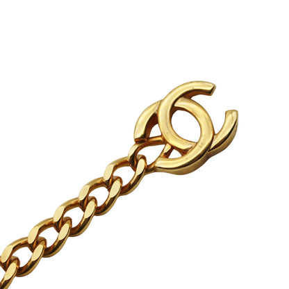 CHANEL シャネル ネックレス ターンロック GP ゴールド レディース メンズ 【中古】