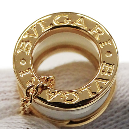 BVLGARI ブルガリ B-zero1 ビーゼロワン ネックレス 750PG ピンクゴールド ホワイトセラミック レディース メンズ 磨き済み【中古】