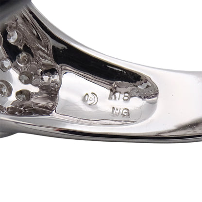 TASAKI タサキ リング 指輪 K18WG ダイヤモンド D1.72 約21号 レディース 磨き済み【中古】