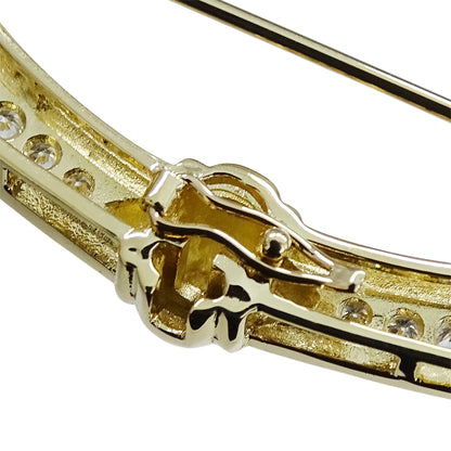MIKIMOTO ミキモト ブローチ K18 ダイヤモンド ゴールド レディース 磨き済み【中古】