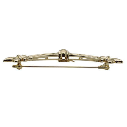 MIKIMOTO ミキモト ブローチ K18 ダイヤモンド ゴールド レディース 磨き済み【中古】