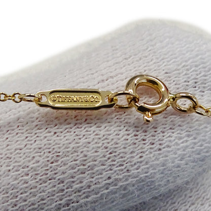 TIFFANY&Co. ティファニー アトラス ピアスド サークル ネックレス 750PG 4Pダイヤモンド レディース 磨き済み【中古】