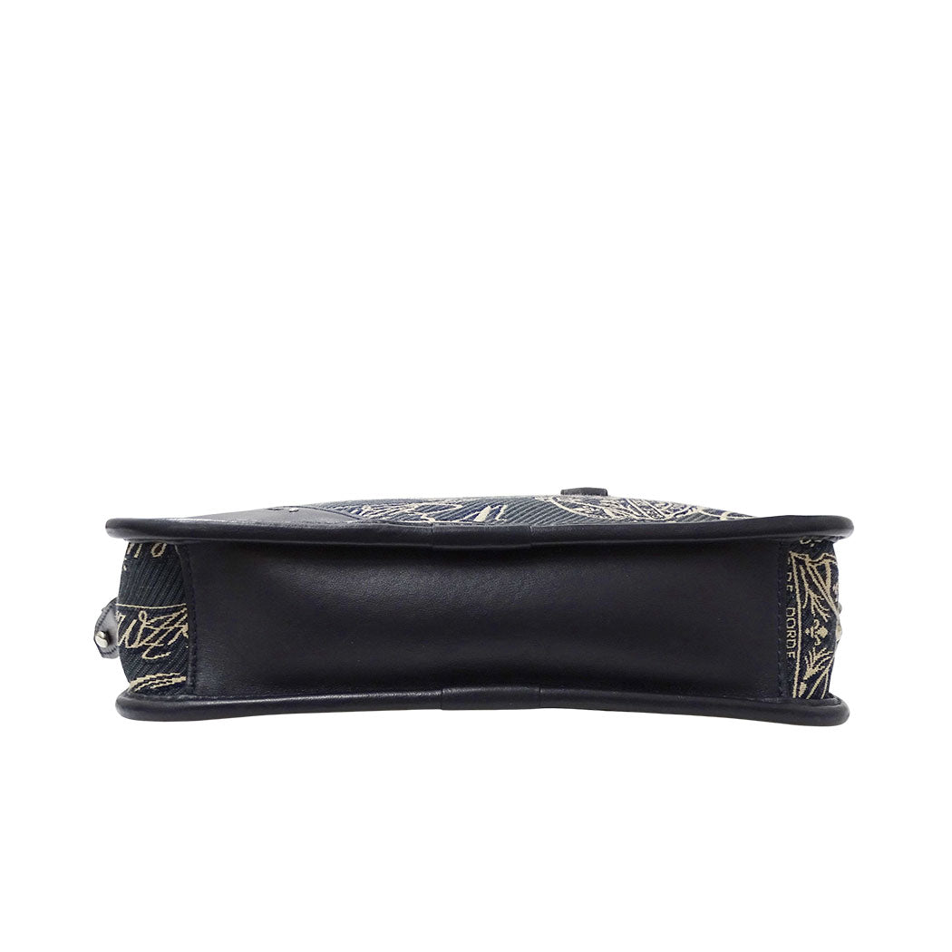 Berluti ベルルッティ アンジュールガリバー 2wayバッグ ネイビー ブラック メンズ 【中古】