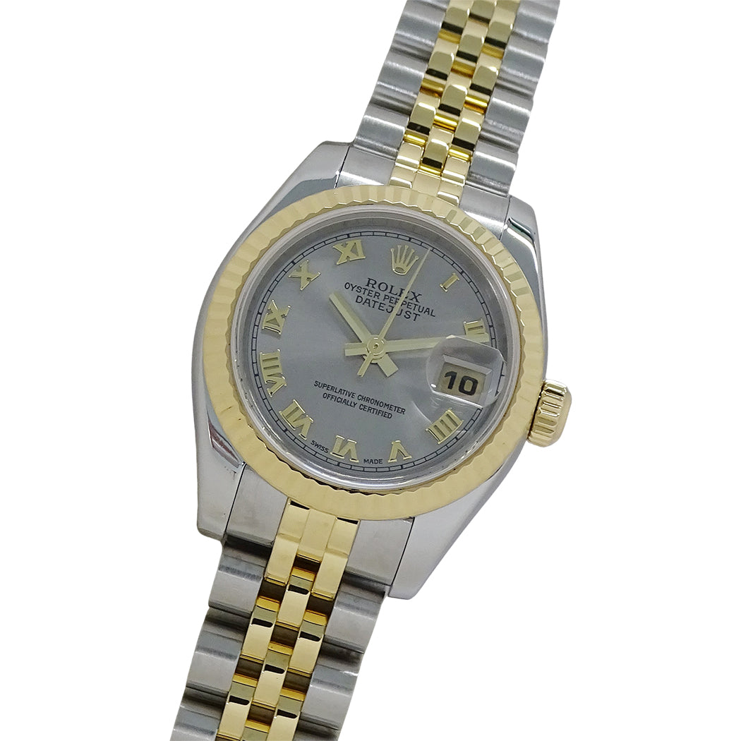 ROLEX ロレックス デイトジャスト 179173 F番 レディース 腕時計 自動巻き AT SS YG 磨き済み 【中古】