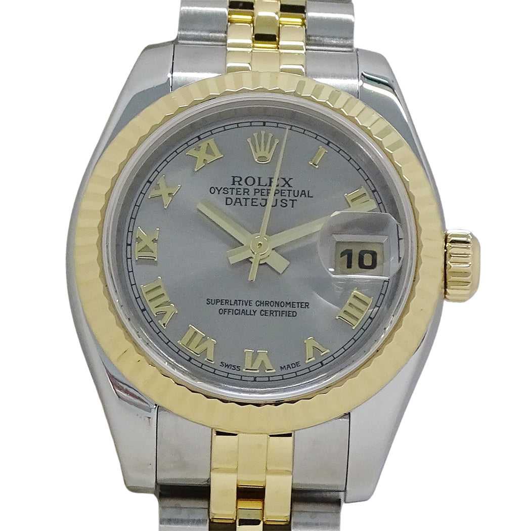 ROLEX ロレックス デイトジャスト 179173 F番 レディース 腕時計 自動巻き AT SS YG 磨き済み 【中古】
