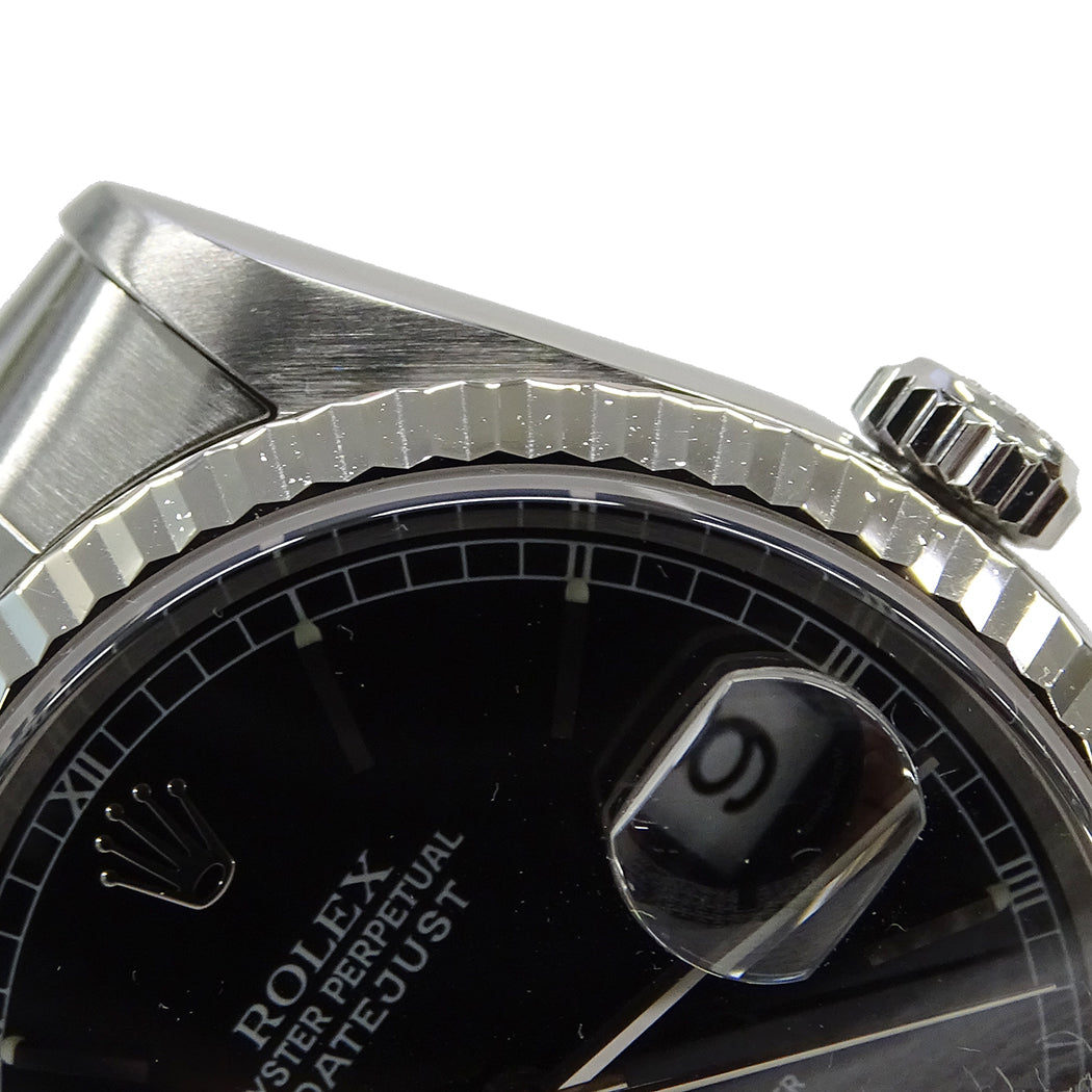 ROLEX ロレックス デイトジャスト 16234 Y番 メンズ 腕時計 自動巻き AT SS WG 磨き済み【中古】