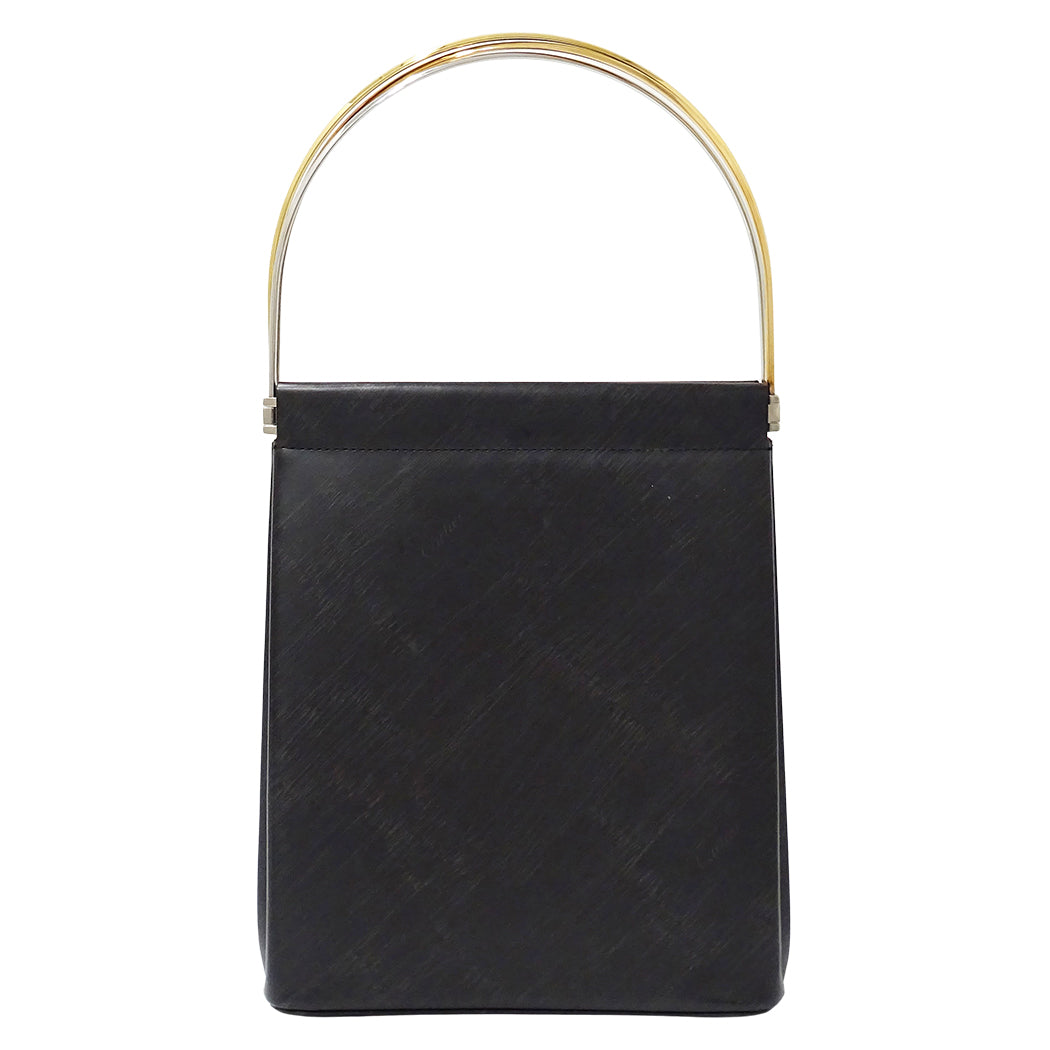 Cartier カルティエ ハンドバッグ トリニティ ブラック レザー レディース 【中古】