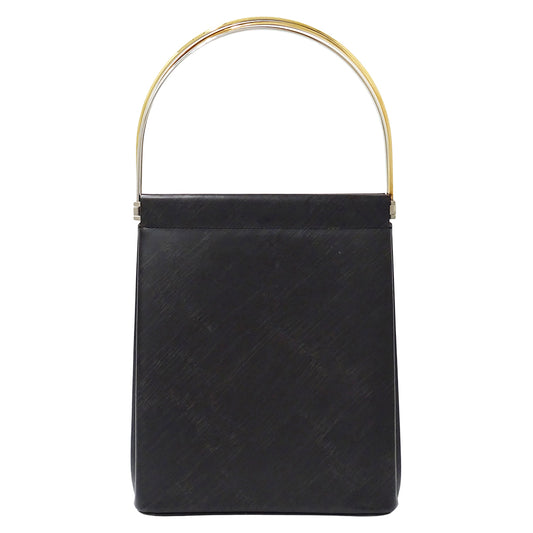Cartier カルティエ ハンドバッグ トリニティ ブラック レザー レディース 【中古】